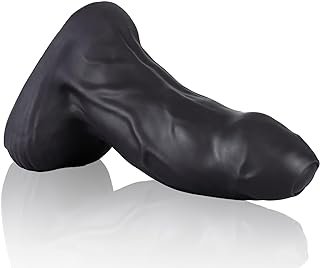 3.5'' Diameter Big Black Dildo, 10'' Huge Thick Dildos with Dual Density Silicone, Uncut Girthy Dildo Monster Cock Anal Pl...